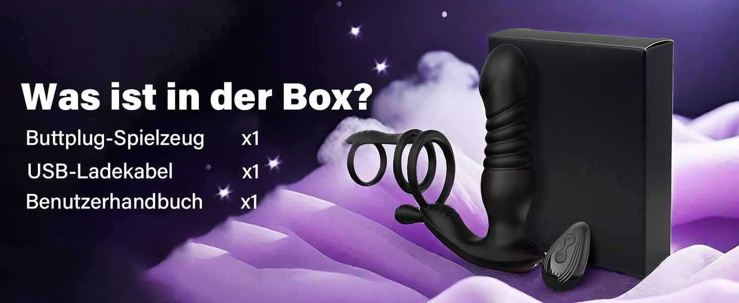 Масажер для простати та пеніса PINTLE з 10 телескопічними режимами та функцією імпульсу. Набір для чоловіків та пар.