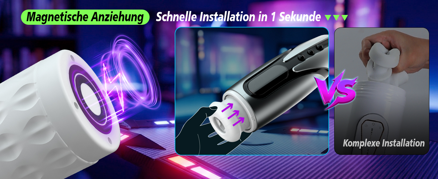 Електричний мастурбатор для чоловіків з 7 режимами вібрації та телескопічною функцією - секс-іграшка, вібратор для пеніса