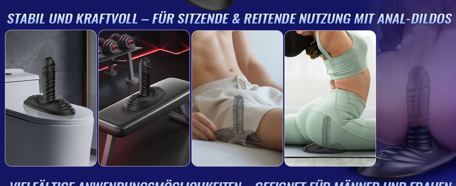 Анальний вібратор-масажер з силікону з 9 режимів вібрації та стимуляції простати, анусу та вагіни. Іграшка для дорослих для чоловіків та жінок