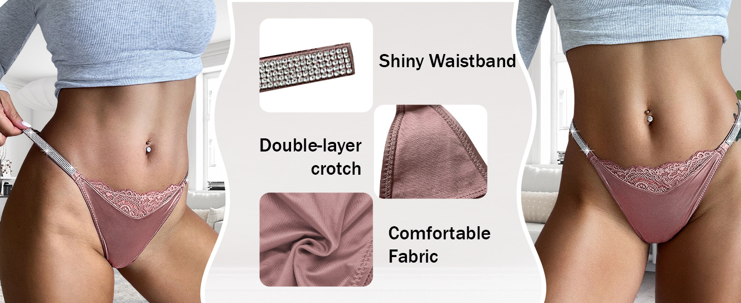 Сексуальні жіночі труси T-String з блискітками та стразами AIEOE, низька посадка, мереживо, танга, шовк, леопард, чорний