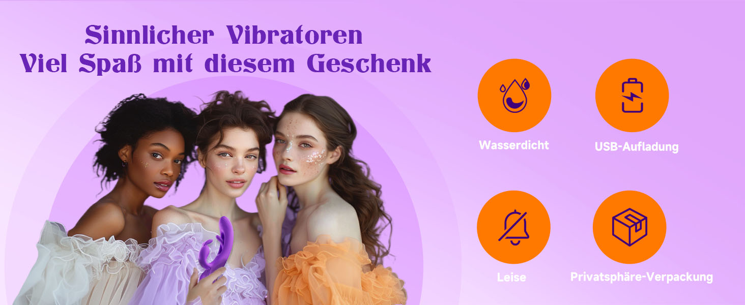 Вібратор для жінок G-spot з 7 режимами: вібратор клітора, секс-іграшка для пар, фіолетовий