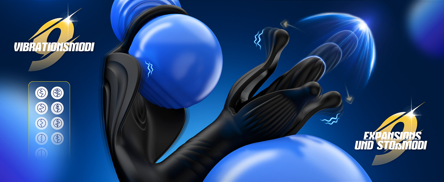 Анальні вібратори для чоловіків Soulour: стимуляція простати, 4 режими, анальний плагін з кільцем для пеніса та вібрацією мошонки, 9x9 режимів, преміум якість