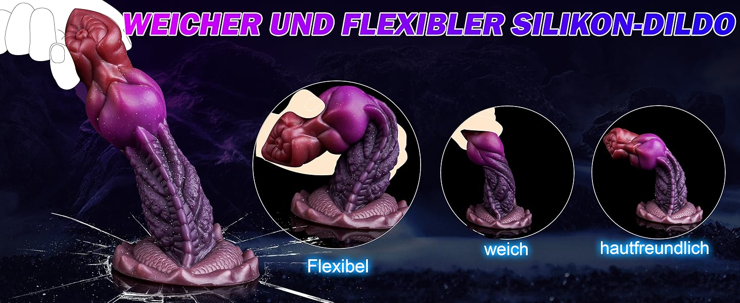 Силіконовий дildo-дракон зі спреєм, 19 см, анальний плаг для жінок та чоловіків