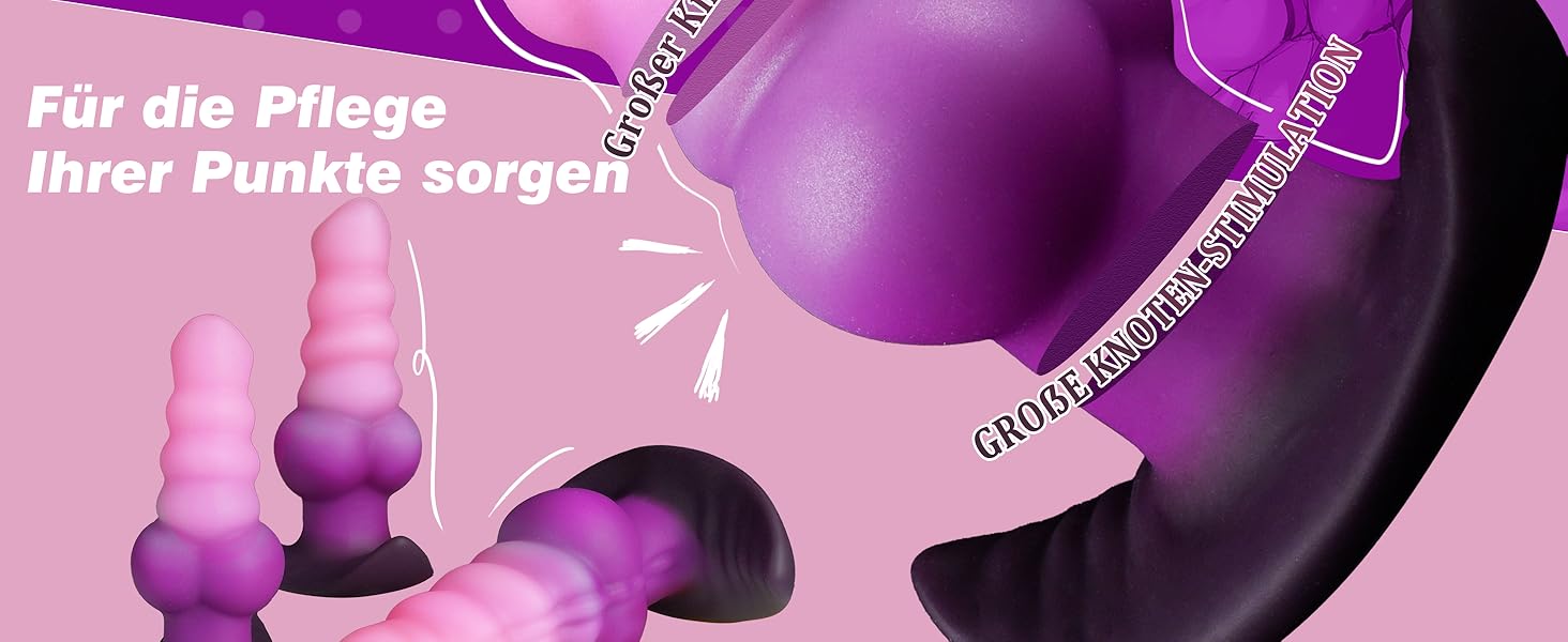 Анальний плагін з вузлом Alien, силікон, для жінок та чоловіків, XXL, анальні іграшки