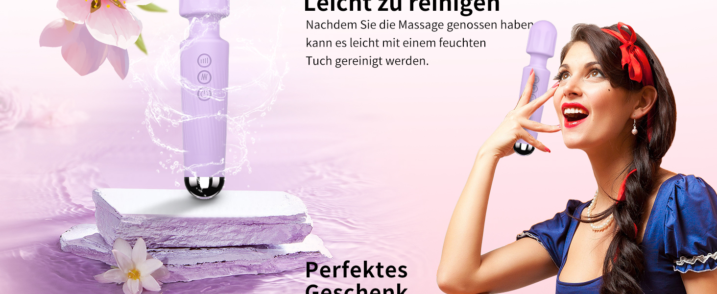 Вібратор дилда для жінок, G-spot, 8 режимів, стимуляція клітора, набір вібраторів (Рожевий, Світло-фіолетовий)