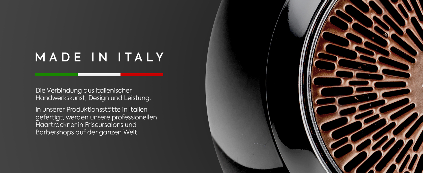 Професійний фен для волосся BaByliss Italian Air Pro 6719DE з дифузором, 2200 Вт, іонізація Anti-Frizz, 2 режими температури та швидкості, чорний