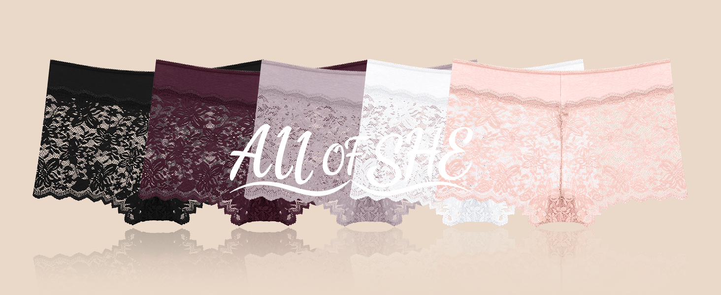 5 шт. комплект жіночих трусиків з мереживом, безшовні труси для жінок, сексуальна білизна, труси з мереживом, дихаюча білизна, S-XL, чорний/білий/кремовий/рожевий/темно-фіолетовий