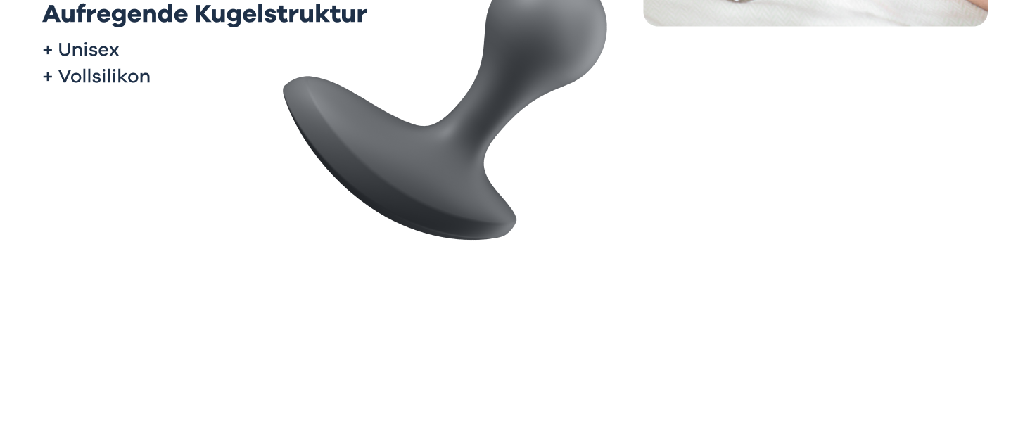 Анальні вібратори Satisfyer Deep Diver Connect App Bluetooth - для чоловіків та жінок | З пультом керування, силікон, водонепроникний IPX7, масаж простати | Компактний та дискретний | З вібрацією, чорний