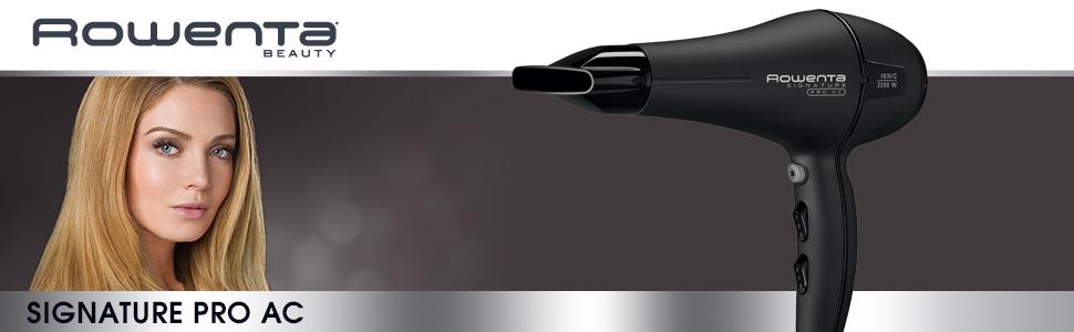 Фен для волосся Rowenta CV7810F0, 2200 Вт, з антистатичним ефектом та 2 рівня швидкості, для блиску волосся
