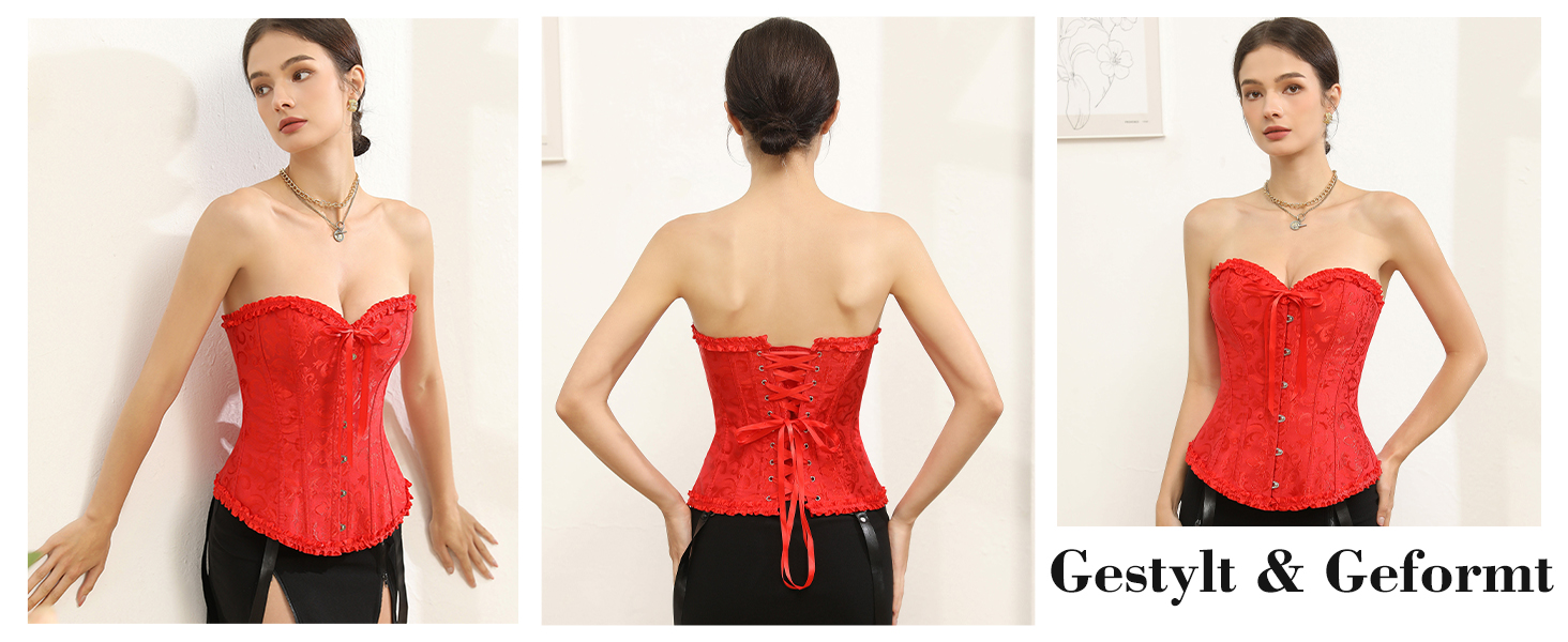 Корсет для жінок - бюстєль-корсет, чорний, розмір S