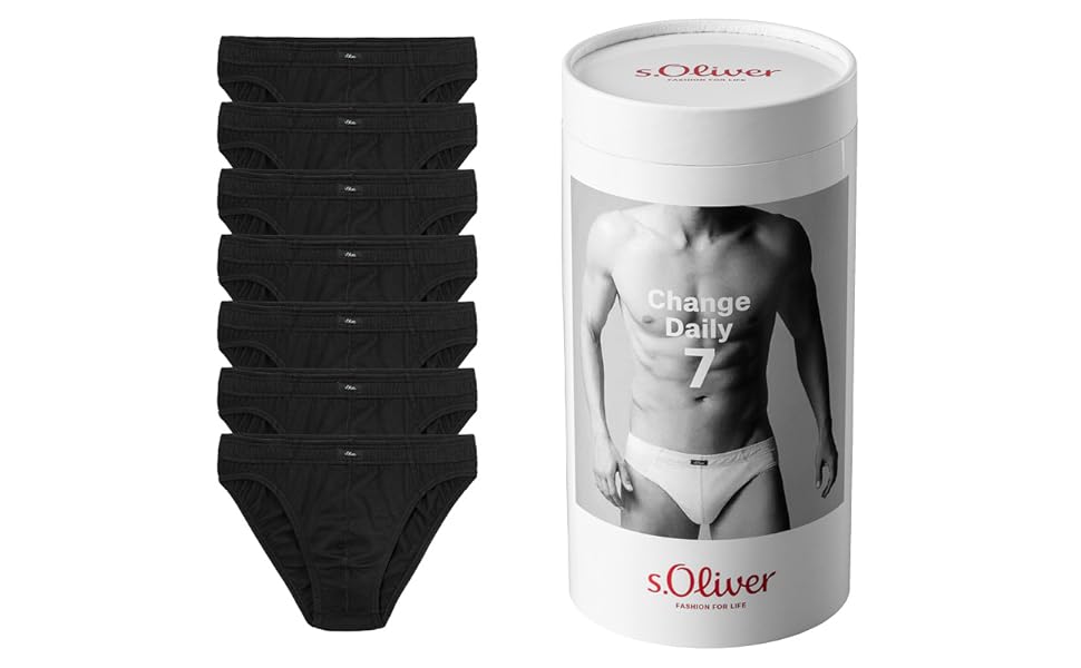 Чоловіча білизна s.Oliver (7 шт. в упаковці) XXL білий