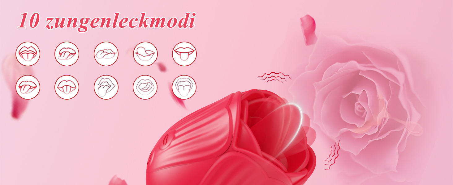 Вібратор для жінок Swing G-Spot з 10 режимами лизання та кусання, рожевий вібратор-дилда для стимуляції клітора, дорослий секс-іграшка для жінок та пар (GM23P-RD)