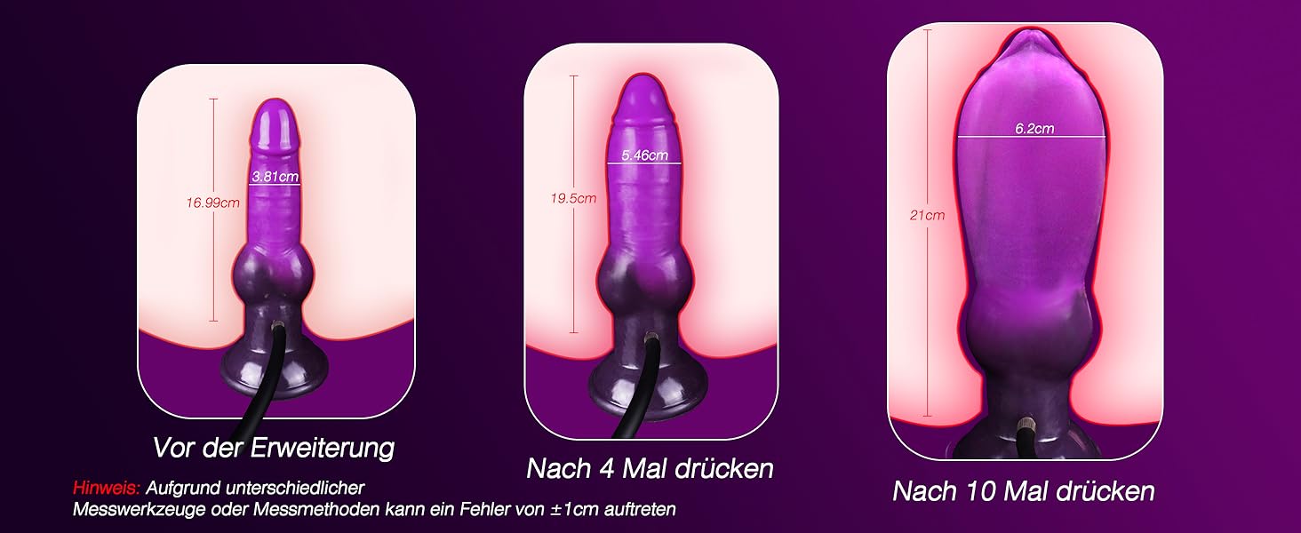 Надувний аналдилід XXL: Фантазія, Інопланетянин, Крізь, для пар, BDSM, анал-іграшки