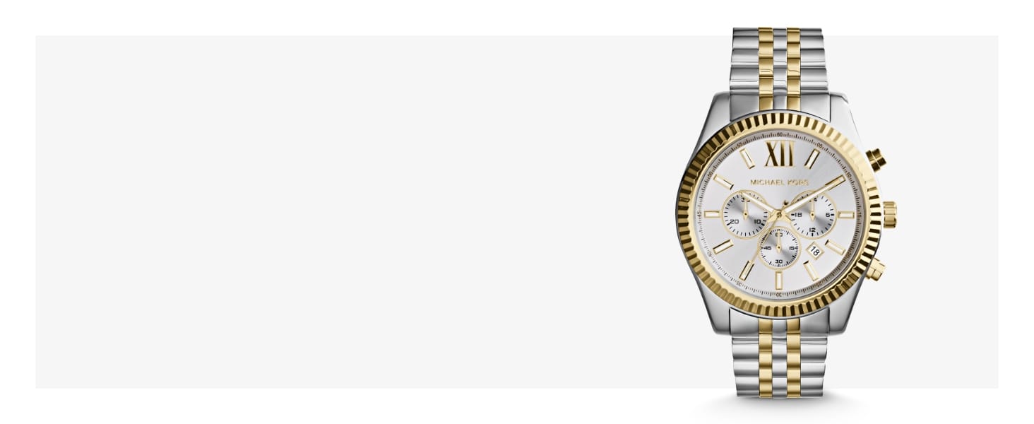Жіночий годинник Michael Kors Lexington, 26мм, кварцовий механізм, сталевий браслет золотистого кольору