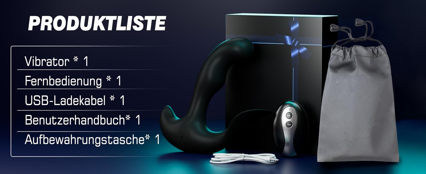 Вібратор для простати - анальний вібратор з 5 імпульсів та 10 вібрацій для чоловіків та жінок. Іграшки для анального сексу, парні іграшки.