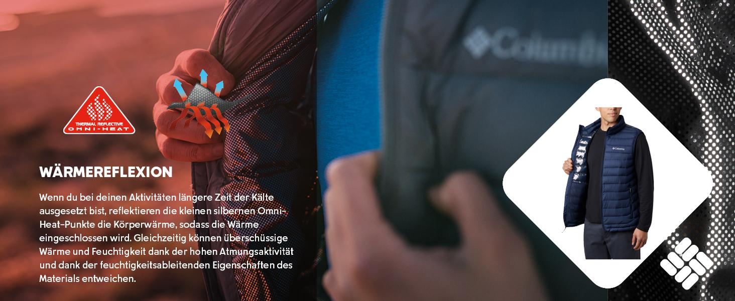 Чоловічий утеплений жилет Columbia Powder Lite II Vest, чорний, розмір M