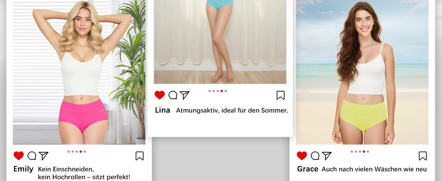 Танстц Спідня білизна для жінок, 5 шт. в упаковці, бавовна, висока талія, дихаючі труси, м'яка жіноча білизна, кольори: червоний, синій, зелений, сірий, чорний (L, світло-блакитний, яскраво-зелений, світло-рожевий, лососевий, світло-фіолетовий)
