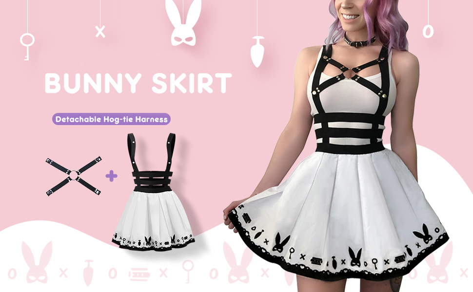 Комбінезон LittleForBig для дорослих, Bondage Bunny & Bear, 3XL, чорний