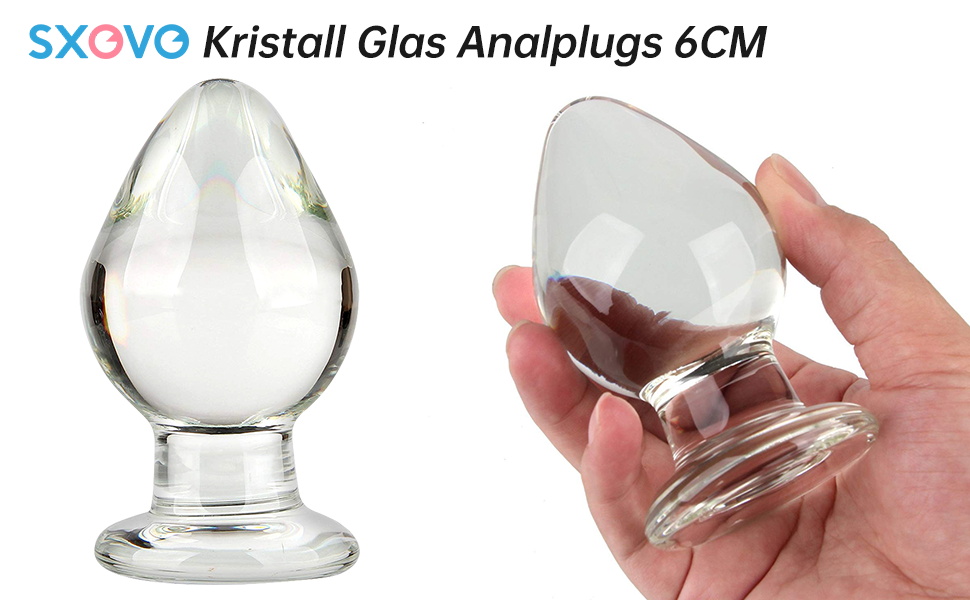 Анальний розширювач SXOVO Anapug 7,34 см - іграшка для пар, прозора, 1 шт.
