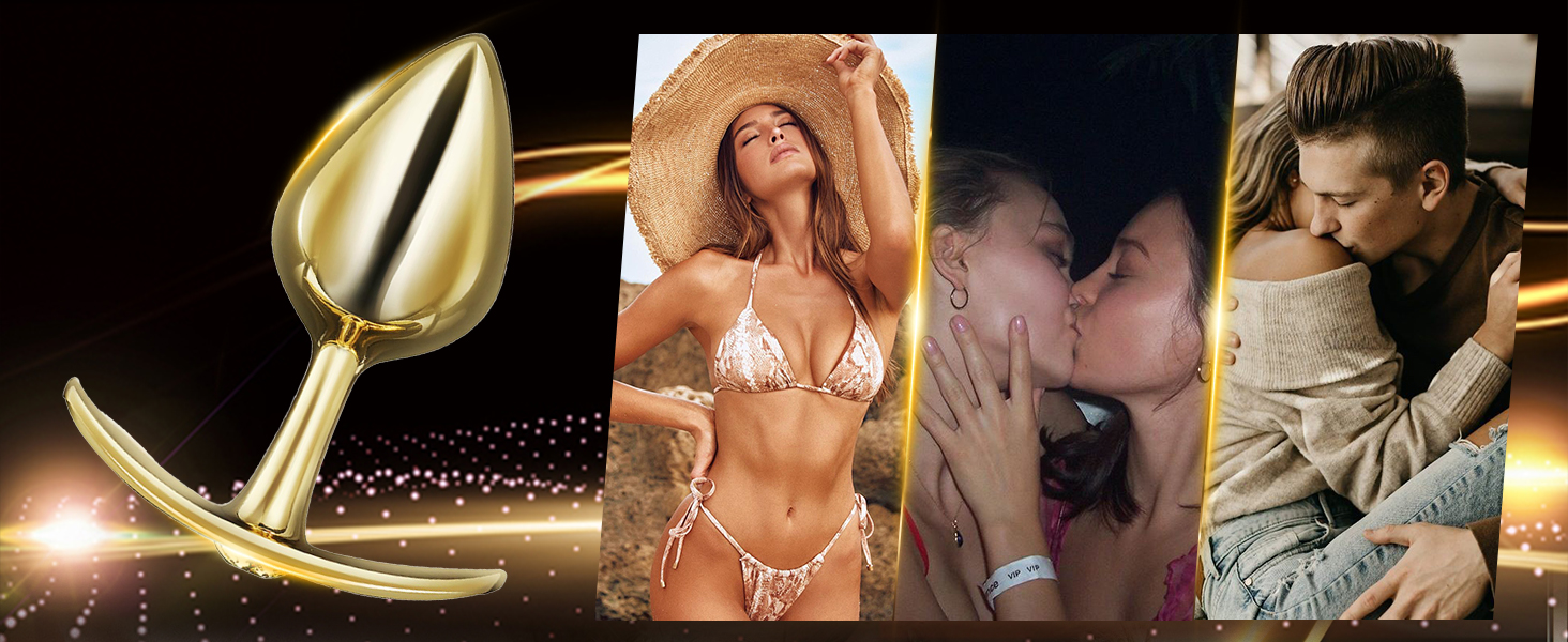 Анальний плагін TYDAY Metall 6 розмірів для жінок, нержавіюча сталь, стимулятор простати з діамантом, преміум секс-іграшка