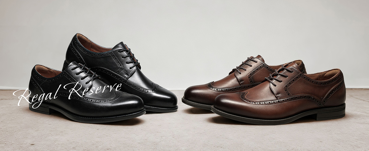 Чоловічі шкіряні туфлі Bruno Marc Brogue Wingtip світло-коричневого кольору, розмір 44 EU