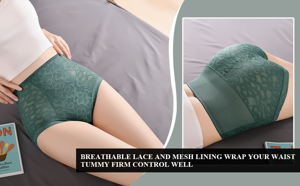 Шикарні жіночі труси-сліпи з високою талією, корсетний ефект, 3 шт. у наборі, BLKDOTS