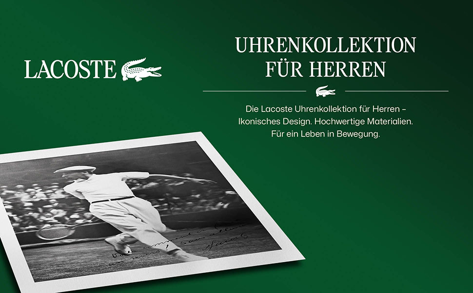 Чоловічий годинник Lacoste Chronograph Boston: кварцовий хронограф у золотисто-синьому кольорі з металевим ремінцем
