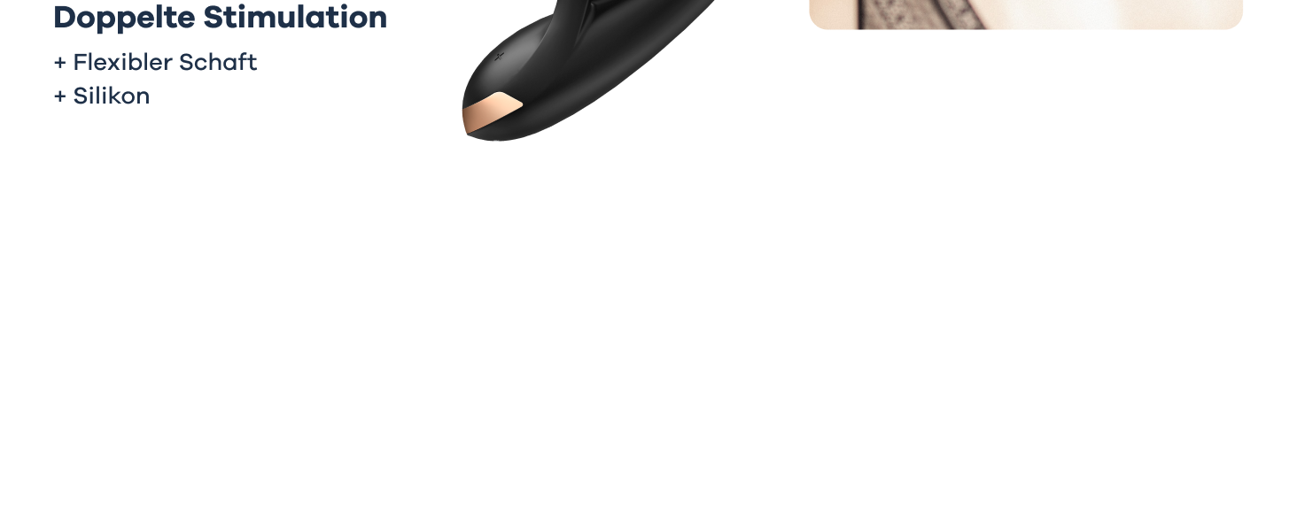 Satisfyer Double Flex Connect: вібратор-зайчик з Bluetooth-керуванням | Для жінок | Водостійкий (IPX7) | Силікон преміум-якість | Інтимні іграшки | Перезаряджається