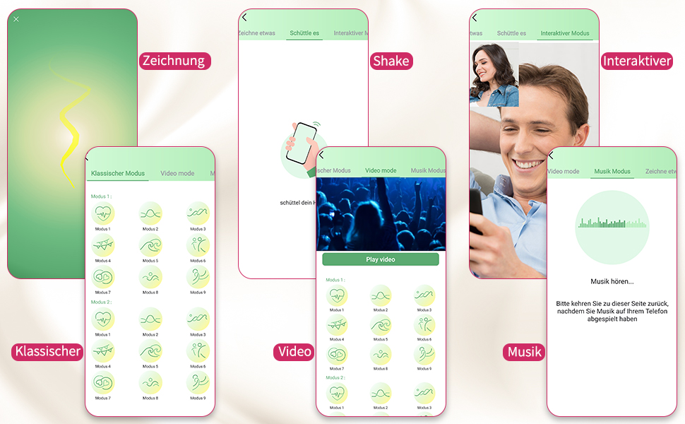 Вібратор для жінок з додатком Bluetooth, 9 режимів вібрації, секс-іграшка для пар - преміум якість