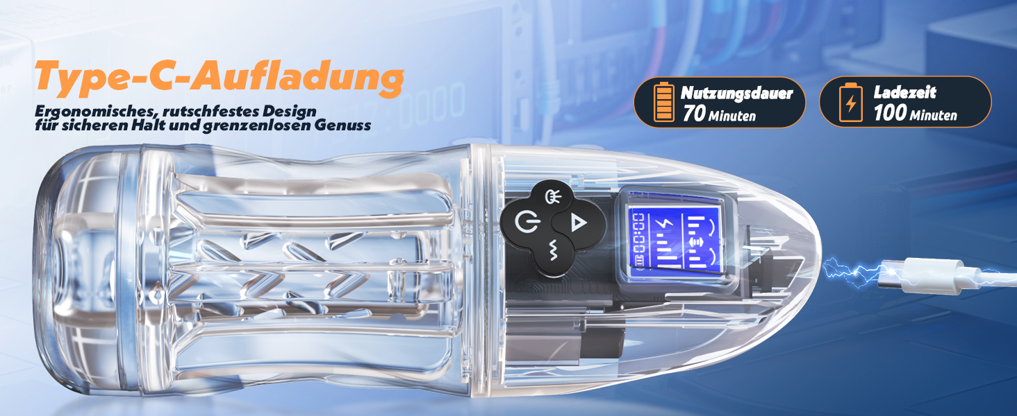 Електричний масажер для чоловіків з 7 режимами та 10 вібраціями. Іграшка для дорослих, прозора, 3D-дизайн. Тренажер для пеніса, сексуальна іграшка для чоловіків