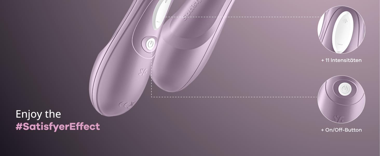 Вібратор клітора Satisfyer Pro 2 | Тиха та потужна стимуляція | Іграшка для дорослих для жінок, фіолетовий колір