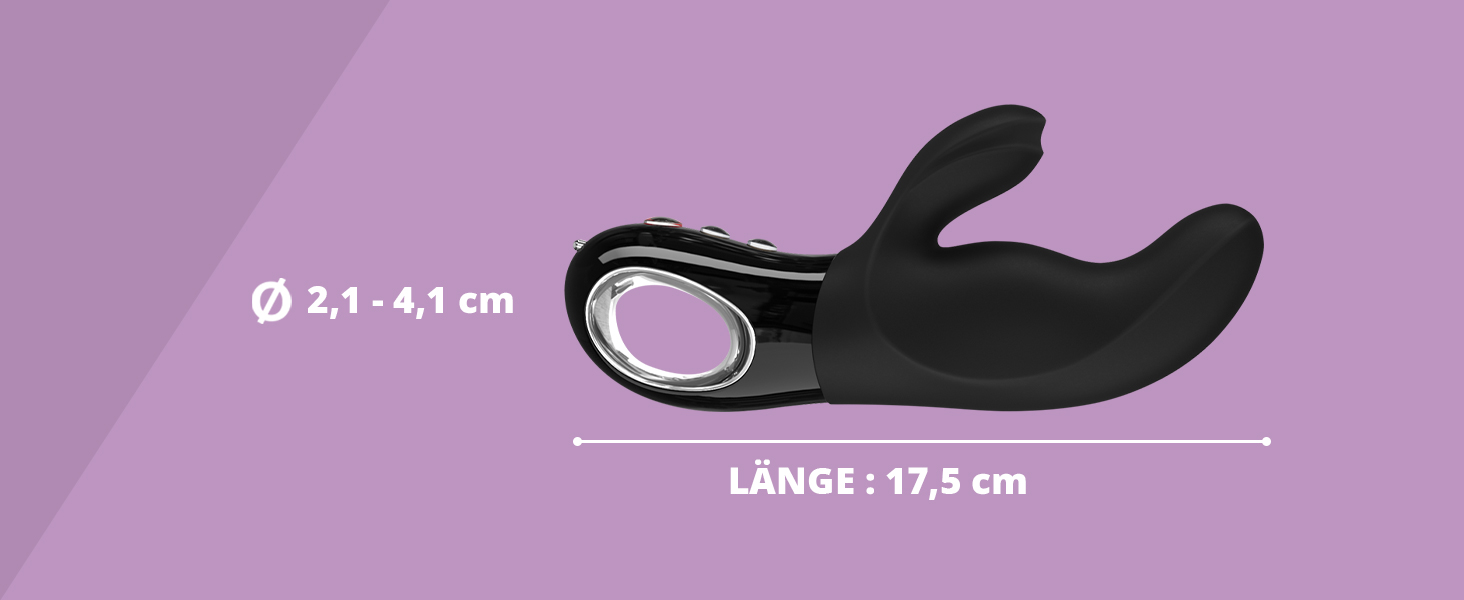 Вібратор для жінок Rabbit MISS BI (фіолетовий) - вібратор-зайчик, дildo з 100% медичного силікону