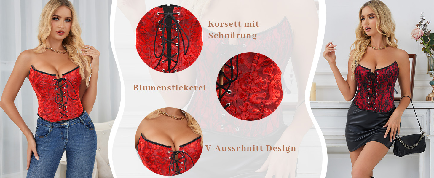 Корсет-топ WHIPPY для повних грудей: вінтажний бюстєль з шнурівкою, готичний овербаст, світло-персиковий, розмір M