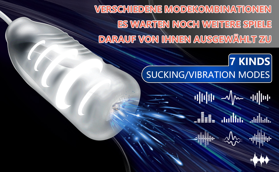 Електричний масажер для чоловіків PLNTLE Fleshlightight з 7 режимами вібрації та всмоктування. Інтимний масажер для чоловіків, компактний, тихий.