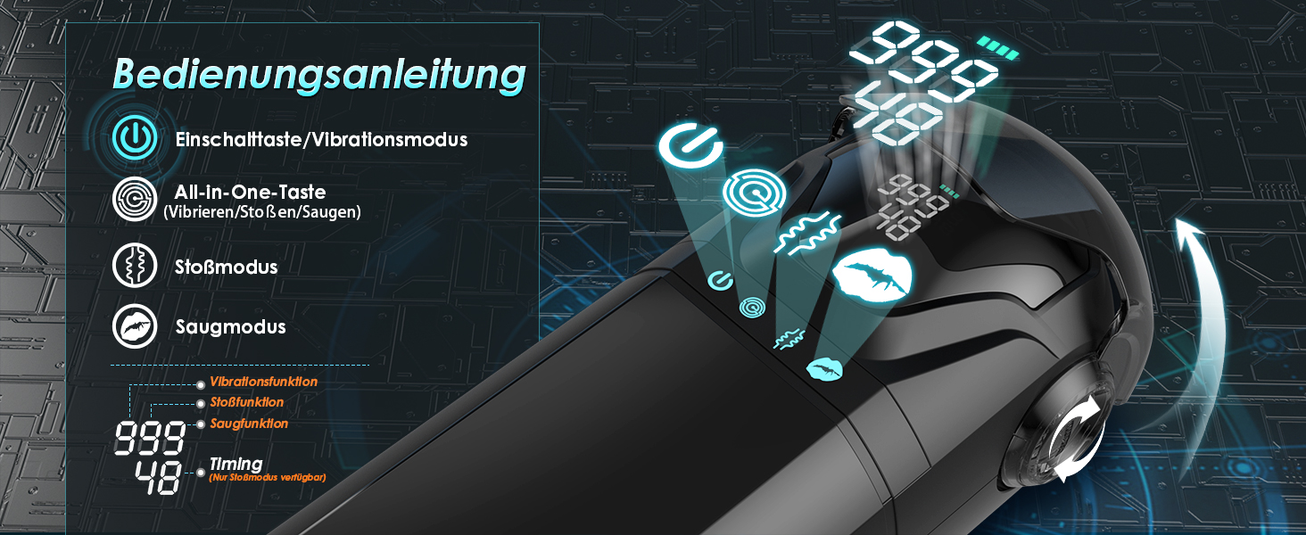 PRONFANS Мастурбатор для чоловіків з 9 режимами вібрації та стимуляції, 3D реалістична жіноча імітація, пеніс-насос, іграшка для дорослих