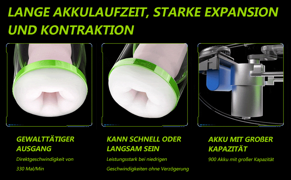 Електричний мастурбатор для чоловіків - бездротовий стакан з 10 режимами, телескопічною функцією та нагрівом 42°C