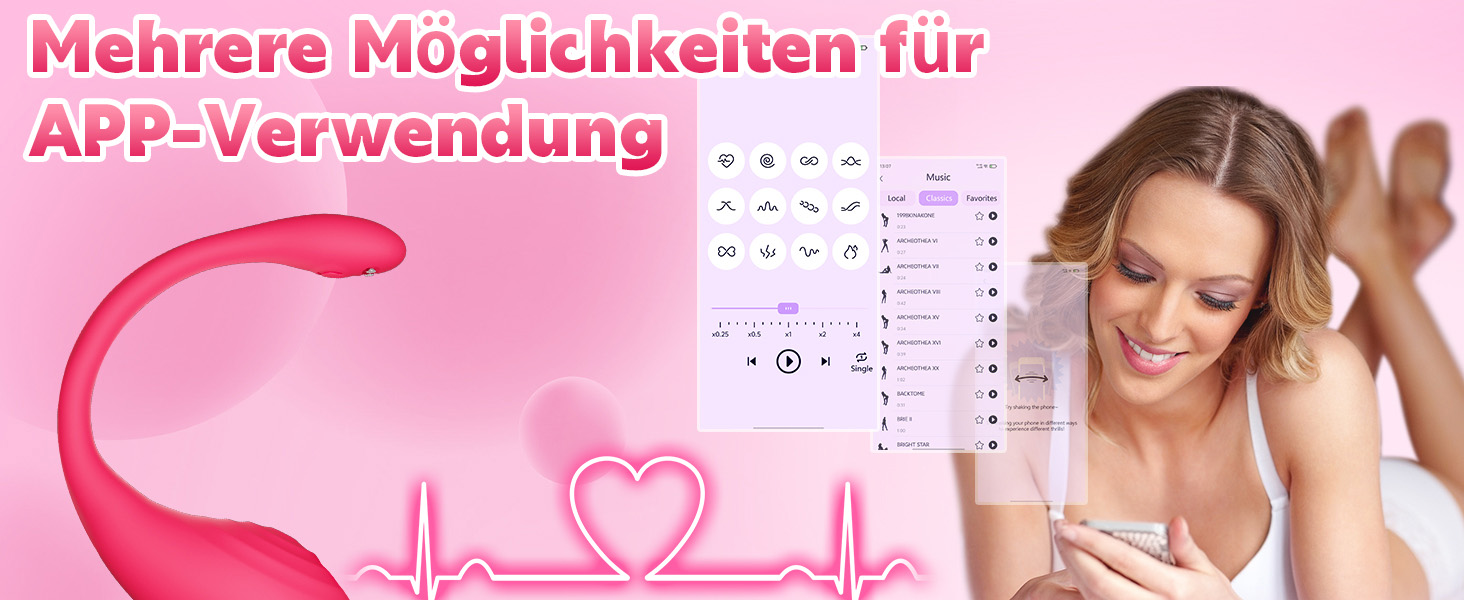 Вібратор жіночий з додатком та 10 режимами, для пар, тихий, кліторальний – Vibro ei, секс-іграшка, дильдо для анального використання