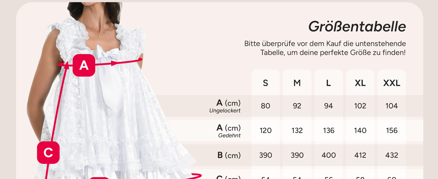 Ніжне мереживне нічне плаття/костюм для косплею Satini Dessous Sissy Babydoll, блакитний колір