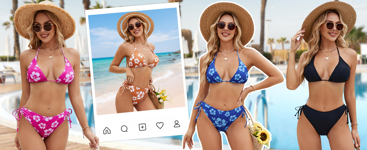 Сексуальний двочастинний купальник-бікіні з V-подібним вирізом, низькою талією та леопардовим принтом