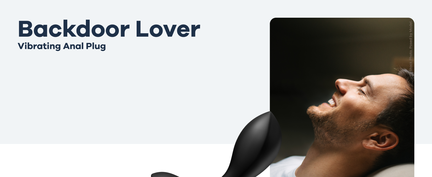 Анальні вібратори Satisfyer Backdoor Lover - чорний, універсальний розмір. Водонепроникний (IPX7), з масажем простати. Високоякісне секс-іграшка з безпечного силікону.