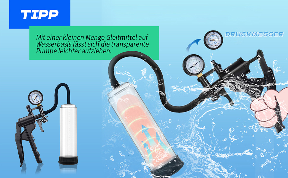 Насос для збільшення пеніса Veyjuns: вакуумний насос, екстендер для ерекції, допомога чоловікам (Set 1)