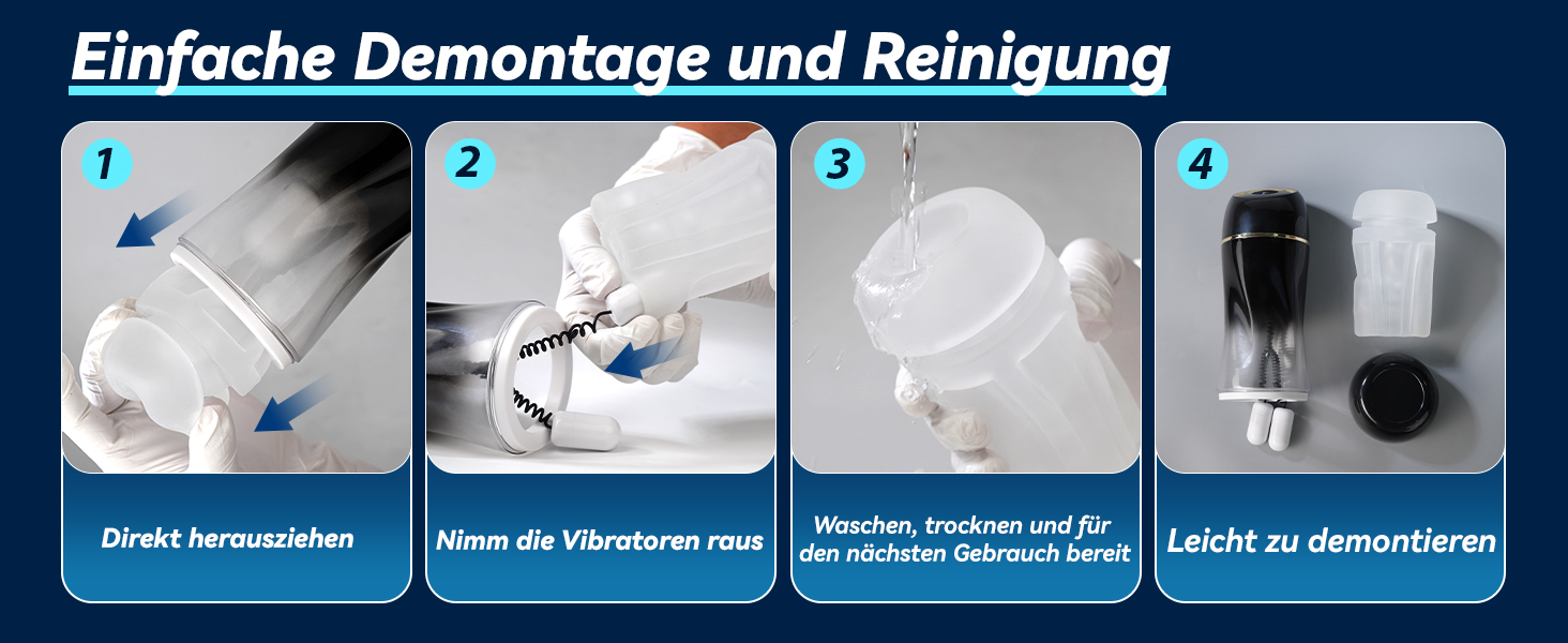 Електричний мастурбатор для чоловіків з 10 рівнями потужності та вібрацією, преміум-якість