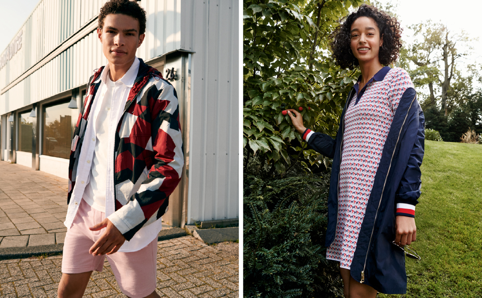 Чоловічий повсякденний ремінь Tommy Hilfiger з класичною пряжкою та текстильною вставкою, чорний