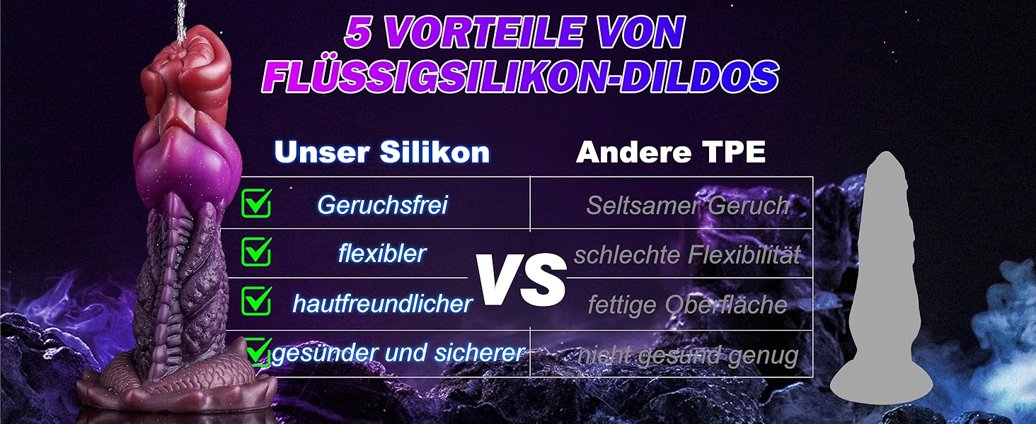 Силіконовий дildo-дракон зі спреєм, 19 см, анальний плаг для жінок та чоловіків