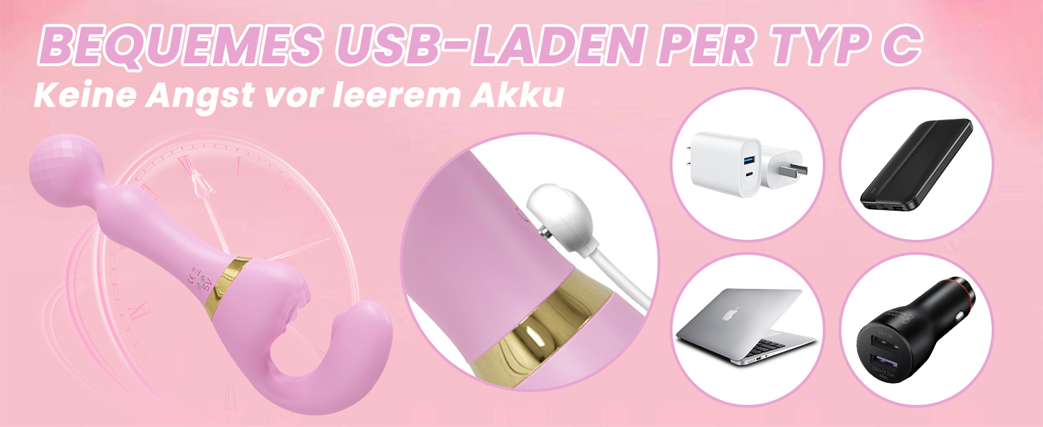 Вібратор для жінок ChicLSQ 2025 з 20 режимами вібрації (10+10), потужний та тихий, для особистого задоволення та парних ігор