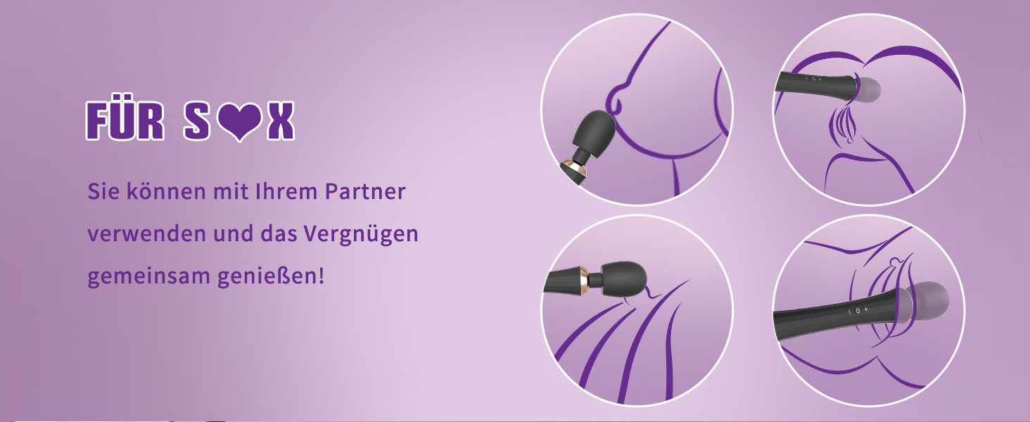 Вібратор з гнучким наконечником для жінок та пар: 5 частот, 3 інтенсивності, IPX6, чорний