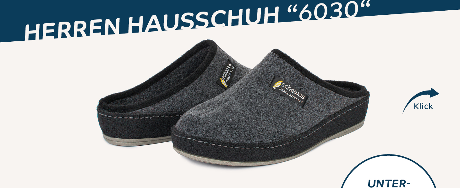 Чоловічі фетрові капці SCHAWOS 6030, дихаючі круглорічні домашні капці з протиковзаючою підошвою та анатомічною устілкою, сірі, розмір 40 EU