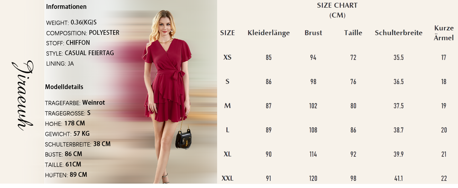 Жіноче шифонове міні-плаття з V-подібним вирізом, короткий рукав, літнє плаття-туніка, однотонне, елегантне, на зав'язки, з поясом, для вечірок та повсякденного носіння (5086-світло-зелений, M)