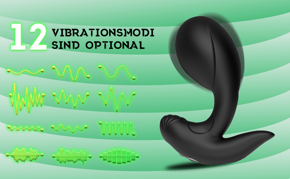 Надувний анальний плагін ZWFUN з вібрацією та пультом дистанційного керування для чоловіків