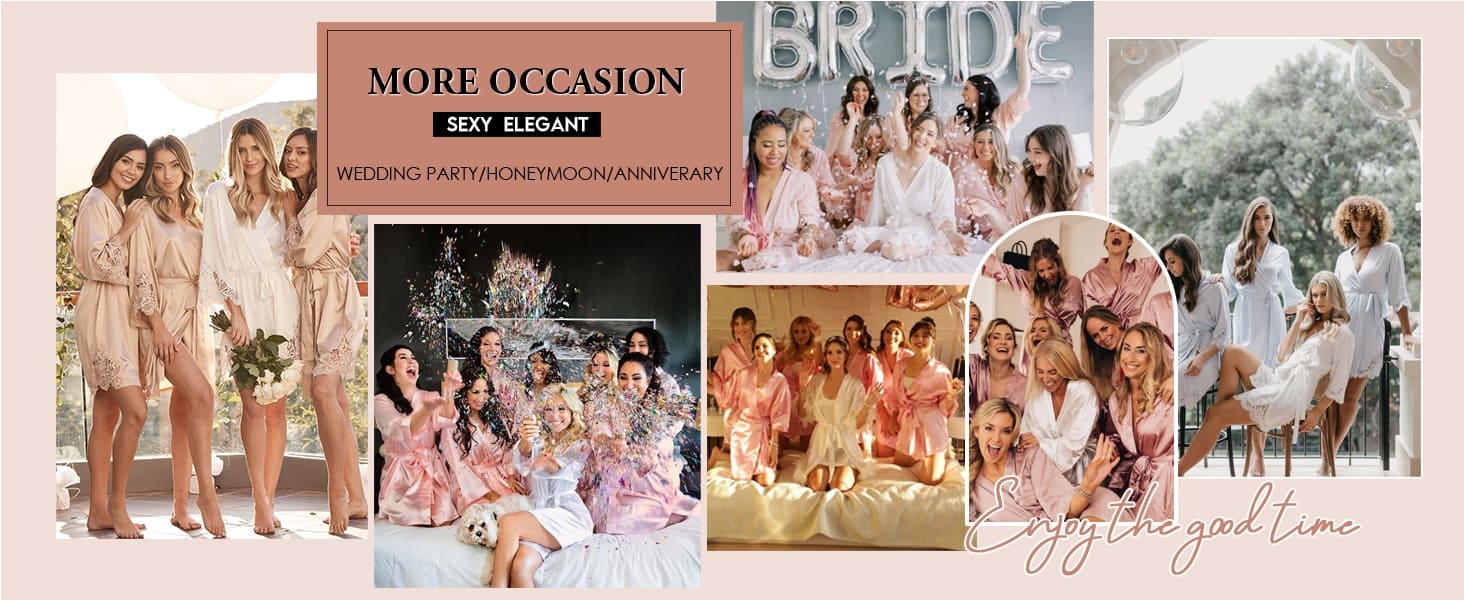 Світшот жіночий Екауер з нічною сорочкою, комплект сатину, сексуальна нічна сорочка, короткий халат, неглиже, весільний комплект, 2 шт., колір шампань, розмір XL